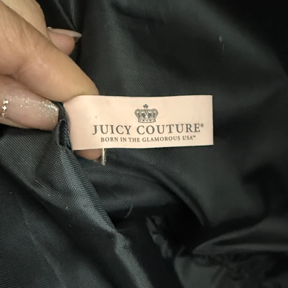 Juicy Couture Black Laptop Bag with Gold Chain